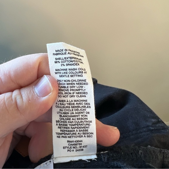 NWT Avec Les Filles It Girl Flare Leg High Rise Women's Size 29 Dark Wash Grunge - Picture 8 of 9